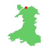 map of wales