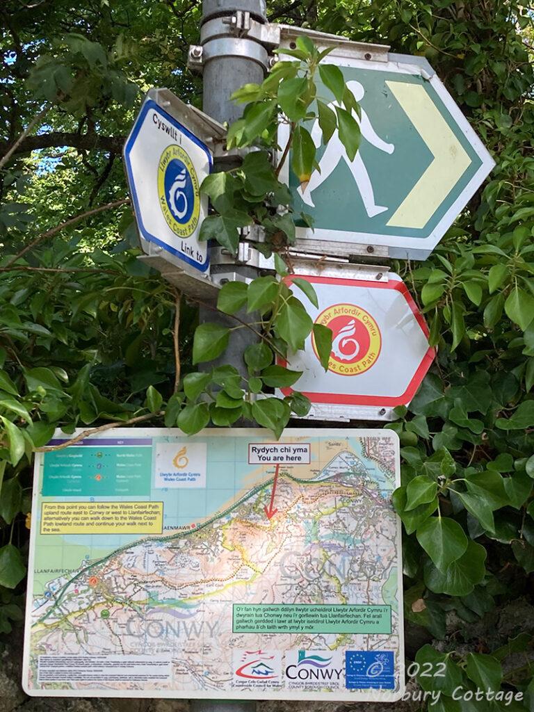 Wales Coast Path - Old Mill Road Dwygyfylchi